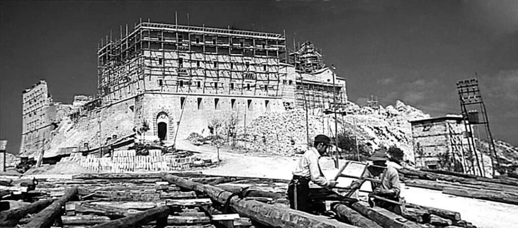 The rebuilding of Monte Cassino Abbey